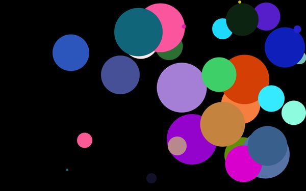 Screenshot of Bouncing Balls