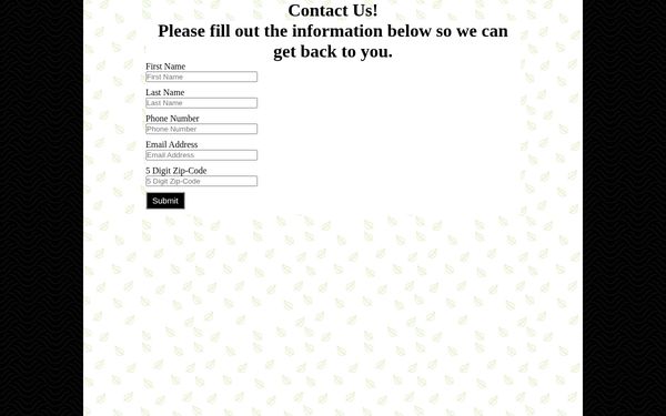 Screenshot of Contact Form Validation