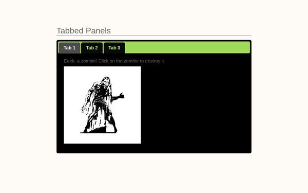 Screenshot of jQuery UI Widgets